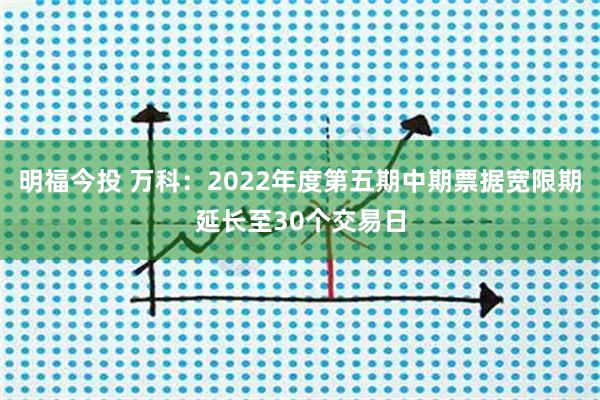 明福今投 万科：2022年度第五期中期票据宽限期延长至30个交易日